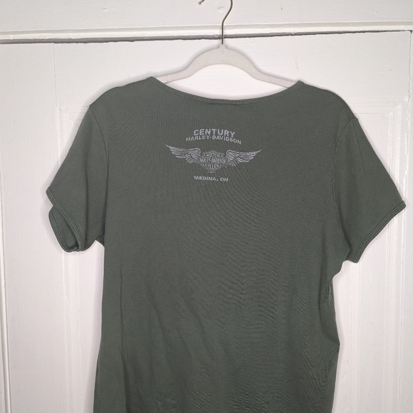 Baby Tee Harley Davidson Woman's Tshirt XL - Picture 2 of 5